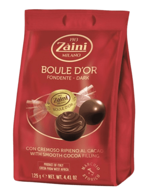 Czekoladowe Praliny Kulki Boule D'Or Fondente z Czekolady Deserowej 125g