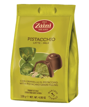 Pistacchio Latte Włoskie Praliny Z Pistacjami 139g