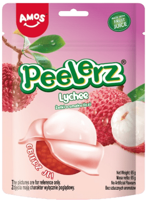 Amos Peelerz Lemon Obieralne Żelki w Kształcie Cytryny 65g