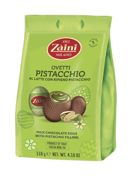 Czekoladowe Jajeczka z Nadzieniem Pistacjowym 118g